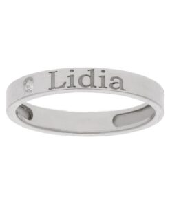 SORTIJA PLATA 925MM - 1 ANILLO PERSONALIZADO NOMBRE