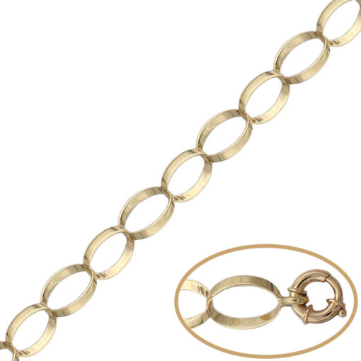 PULSERA ORO 18KL OVAL