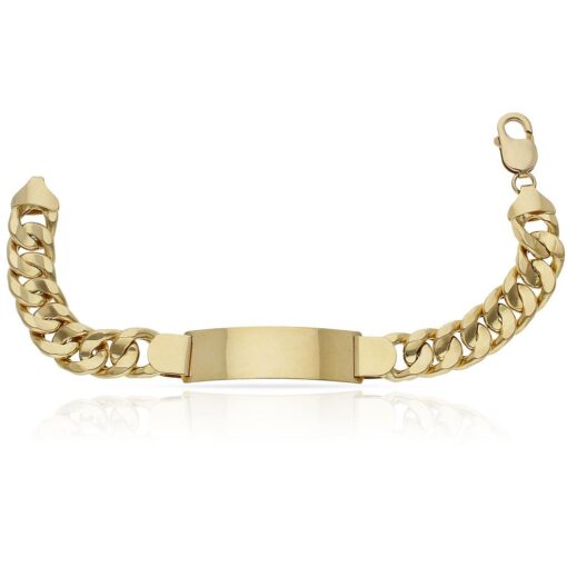 PULSERA ORO 18KL BARBADA PLACA