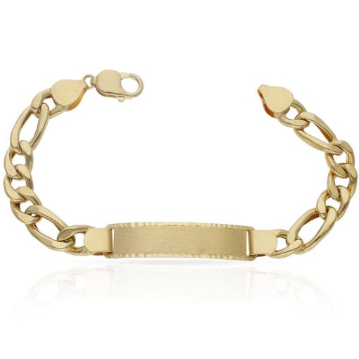 PULSERA ORO 18KL HUECA 3x1 PLACA