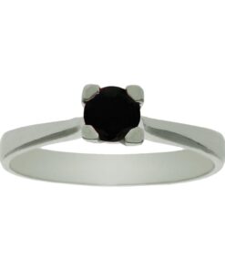 SORTIJA ORO BLANCO 18KL ZAFIRO FINO