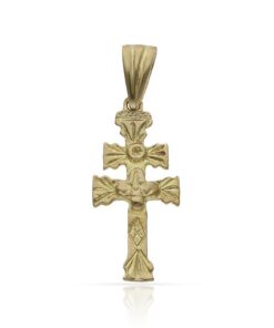 CRUZ ORO 18KL CARAVACA - 11x25MM