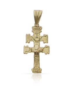 CRUZ ORO 18KL CARAVACA -14x27MM