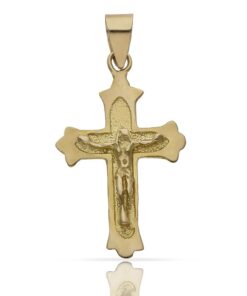 CRUZ ORO 18KL CRISTO - 17X29MM