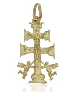 CRUZ ORO 18KL DE CARAVACA - 17X29MM