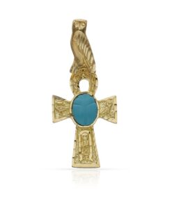 CRUZ DE LA VIDA ORO 18KL - 15x26MM