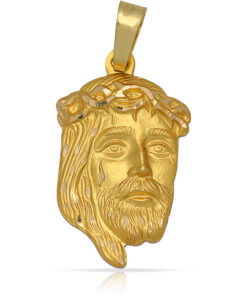 MEDALLA ORO 18KL CARA DE CRISTO - 20X33MM