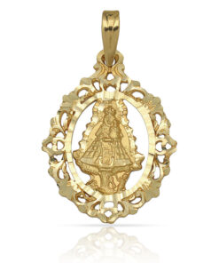 MEDALLA ORO 18KL V. DE CORTES - 21X29MM