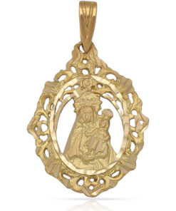 MEDALLA ORO 18KL SANTA ANA- 20X28MM