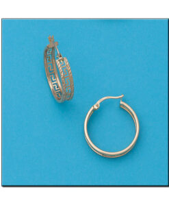 AROS ORO 18KL GRECA  -20MM