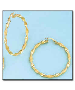 AROS ORO 18KL ONDULADOS - 42MM