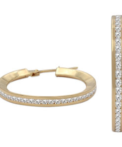 AROS ORO 18KL CIRCONITAS - 20MM