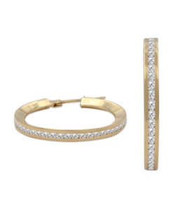 AROS ORO 18KL CIRCONITAS - 15MM