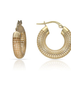 AROS ORO 18KL CALADOS - 10MM