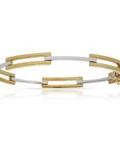 BRAZALETE ORO 18KL BICOLOR