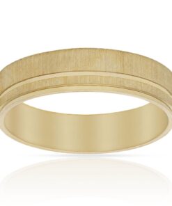 ALIANZA ORO 18KL MATE-BRILLO - 5MM