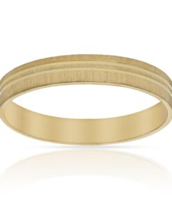 ALIANZA ORO 18KL MATE-BRILLO - 3.50MM