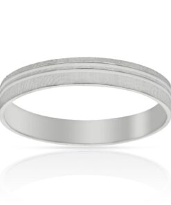 ALIANZA ORO BLANCO 18KL - 3.50MM