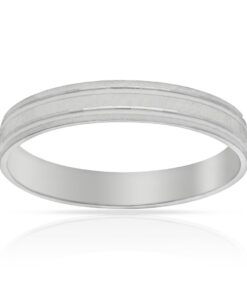 ALIANZA ORO BLANCO 18KL - 3.50MM