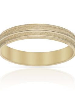 ALIANZA ORO 18KL TALLADA - 4MM
