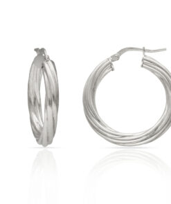 AROS PLATA 925MM RIZADOS - 20MM