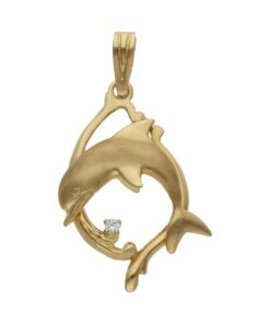 COLGANTE ORO 18KL DELFIN - 20X28MM