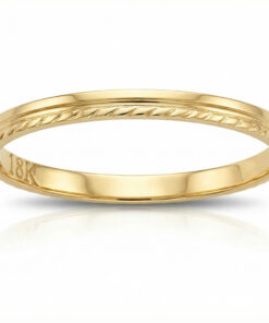 ALIANZA ORO 18KL TALLADA - 1.80MM