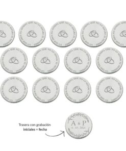 ARRAS PERSONALIZADAS ALIANZAS · PLATA DE LEY