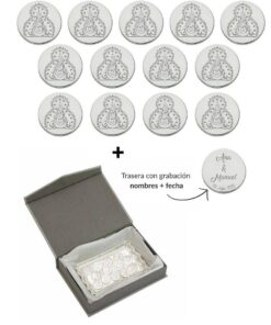 ARRAS PERSONALIZADAS V. DE LA CABEZA · PLATA DE LEY + BANDEJA + ESTUCHE