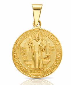 MEDALLA ORO 18KL SAN BENITO - 17MM